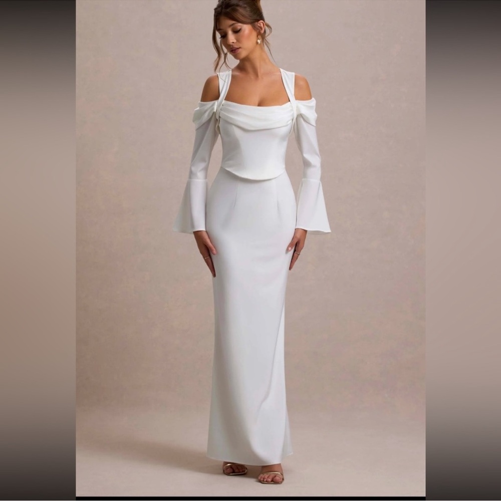 Club L London White Maxi Dress